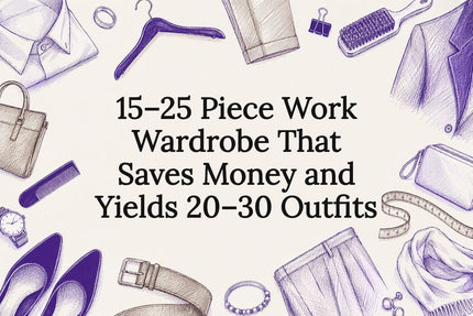 Decorative work wardrobe title card