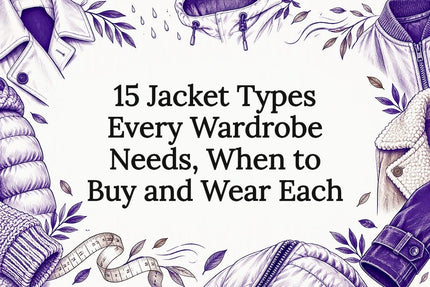 Decorative jacket guide title card