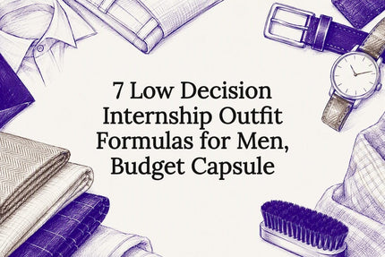 Internship outfit capsule title card