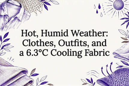 Decorative hot weather clothing title card