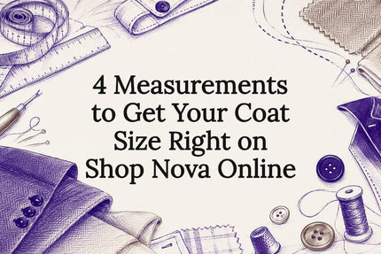 Decorative coat measurement title card