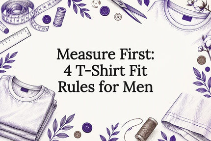 Decorative T-shirt fit title card