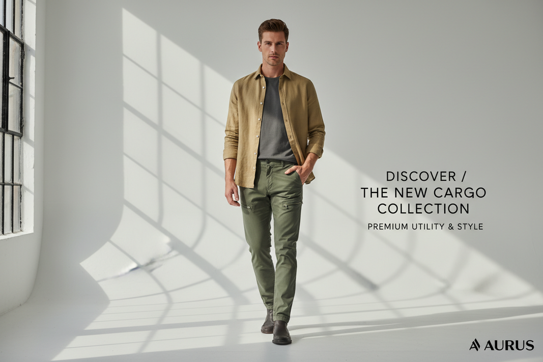Men’s Utility Cargo Pants – Versatile Pants with Multiple Pockets