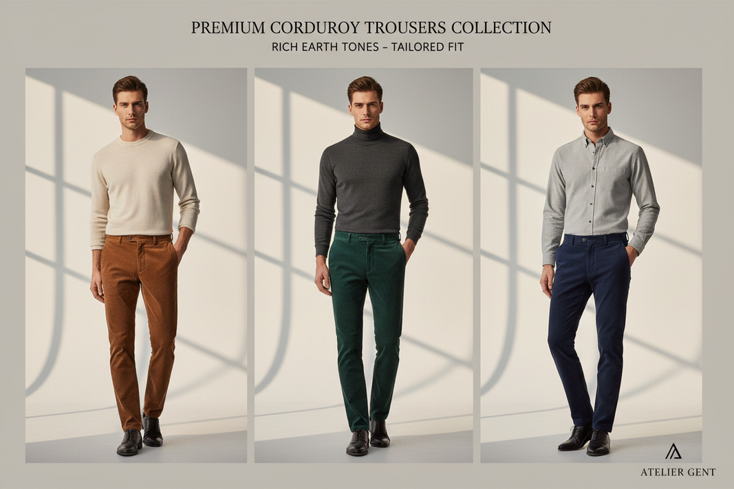 Men’s Corduroy Trousers Collection – Classic and Modern Styles