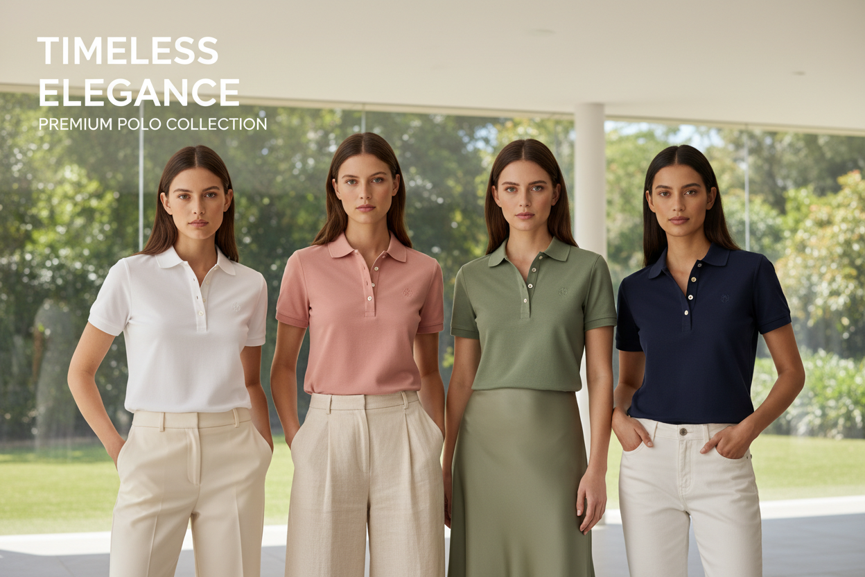 Women's Short Sleeve Polo Shirts