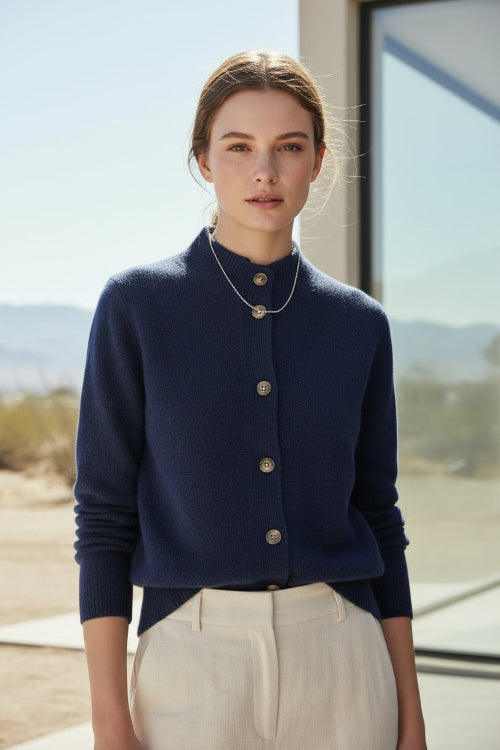 Autumn and Winter 100% Wool Cashmere Sweater Women's