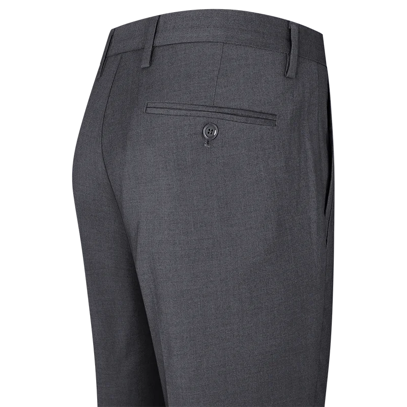 Top Grade New Brand Fashion Relax Fit Suit Pant Office Trousers For Men Dress Pants Business Straight Trousers Men's Clothing