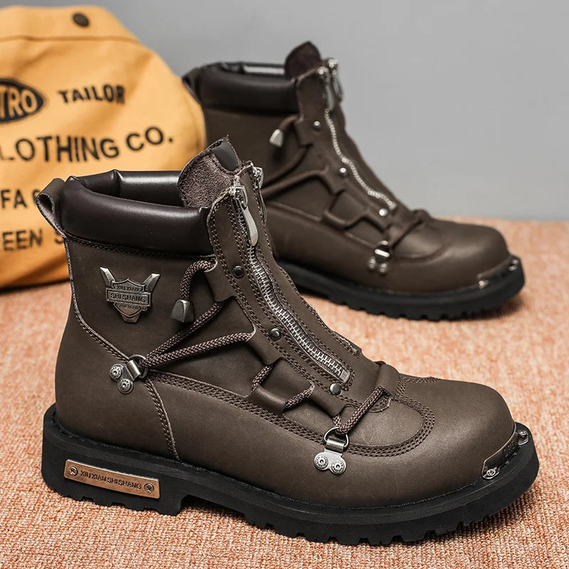 Men boots New Winter Slippers Warm Men Shoes Waterproof Non-Slip Plush Sneakers Male tenis shoes Boots Men Sneakers Winter