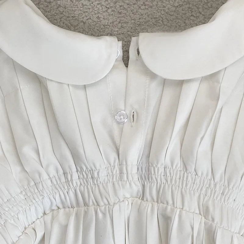2025 Summer Doll Collar Sweet Girl Shirt Loose Short-Sleeved Top for Women polo shirt women