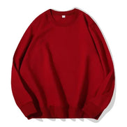 Red sweatshirt on a white background