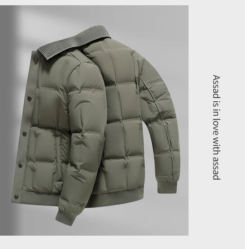 High End 95% Down Brand Casual Fashion Men Down Jacket Winter New Bomber Streetwear Windbreaker Puffer Light Feather Coats