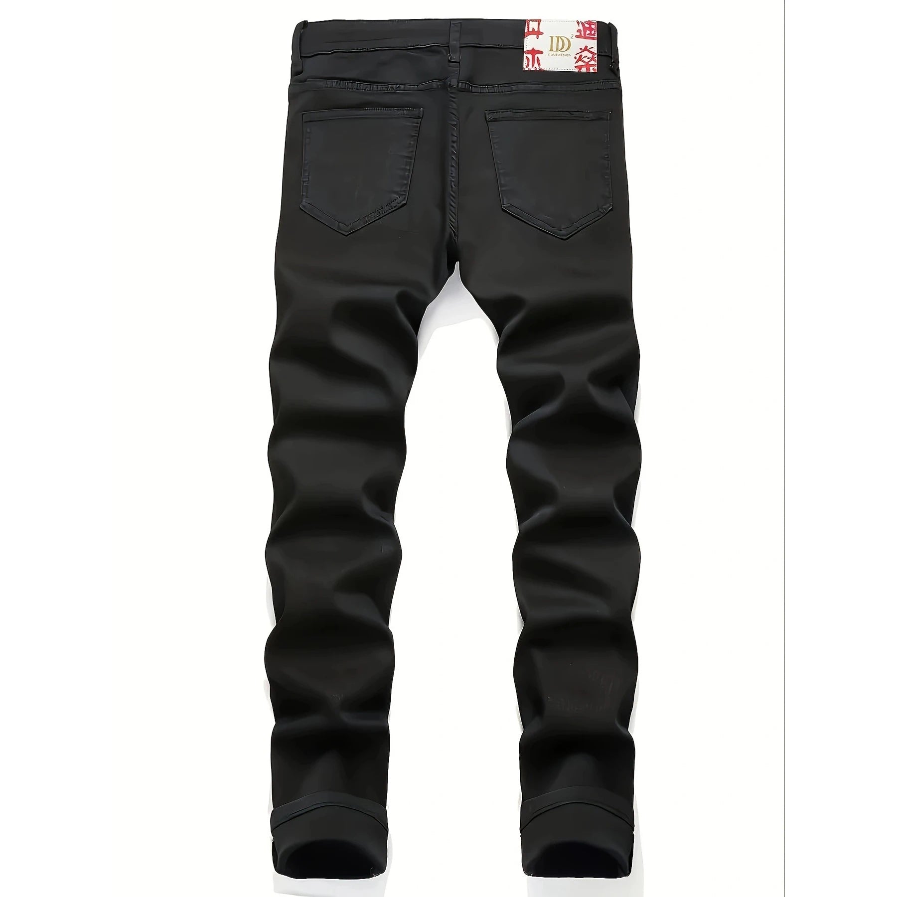Black jeans on a white background