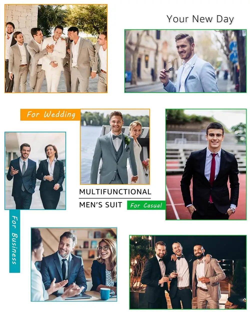 Pinstripe Pattern Suit Pants for Man Formal Dress Slim Fit Pants Elastic Waist Summer Thin Casual Trousers Male Business Wedding