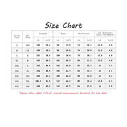 Cargo pants size chart showing Asian sizes S–6XL, European size equivalents, and length, hip, waist, and half-leg-opening measurements in centimeters and inches.
