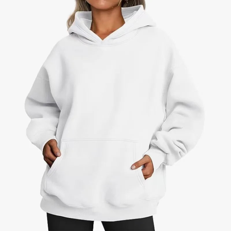 New Women Casual Hoodies Men and Women Fleece Warm Hoodies Spring Autumn Pullovers Fashion Multiple Colour Oversized Sweatshirts