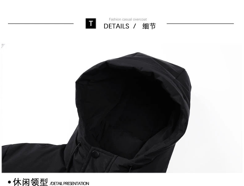 High End Winter Hooded Fashion Warm 85% Duck Down Filled Mens Jacket Casual Designer Feather Outerwear Windbreaker Puffer Coats