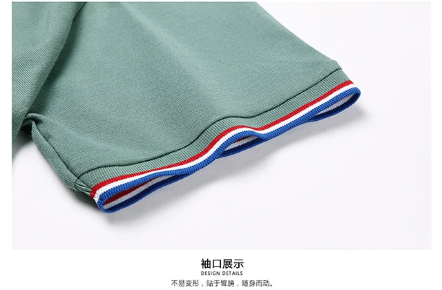 Embroidered LONSDALE New Summer Polo Shirt Men High Quality Men Short Sleeve Top Business Casual Hot Selling Polo-shirt for Men