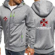 Buy Men’s Graphic Hooded Cardigan Jacket | Umbrella Corp