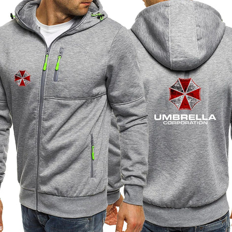 Buy Men’s Graphic Hooded Cardigan Jacket | Umbrella Corp