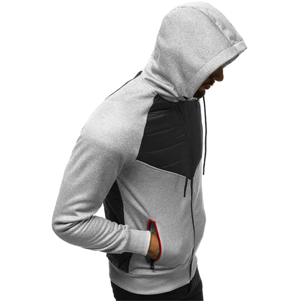 Jeet Kune Do Martial Artist Wing Chun Men's stand up collar cotton coat solid color street casual zipper jacket hoodies jacket