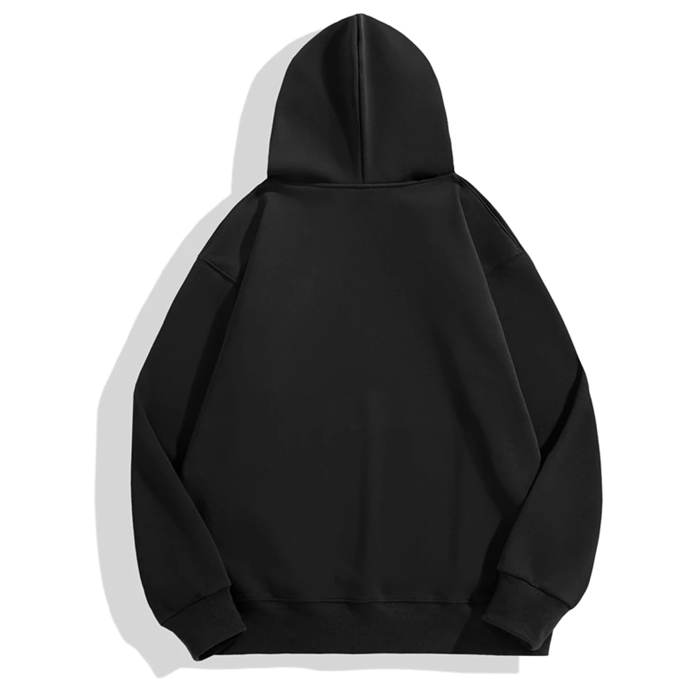 Black hoodie on a white background