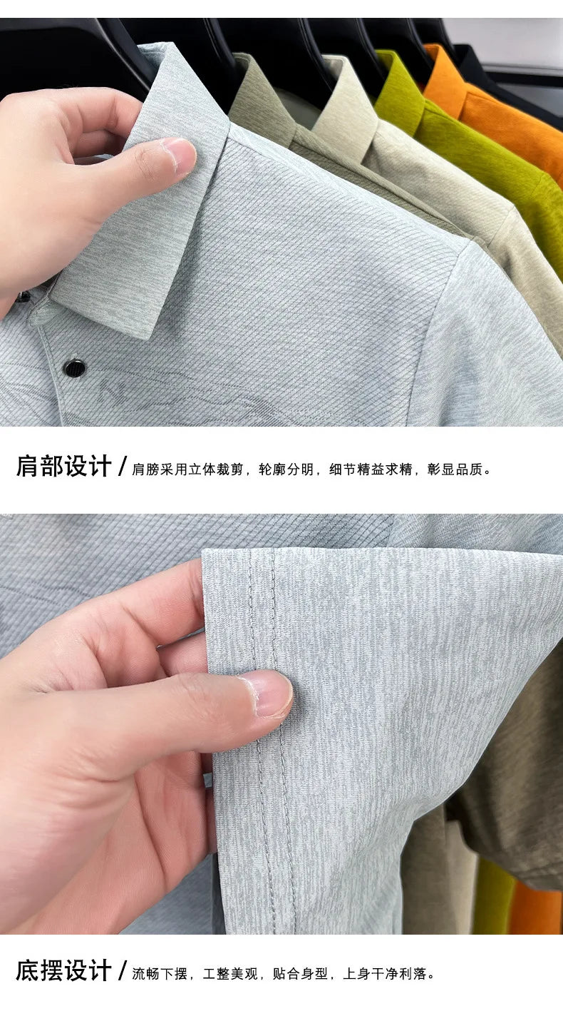 Summer New Print Comfortable Short Sleeve POLO Shirt Collar Fashion Casual T-shirt Cross-border Versatile Top