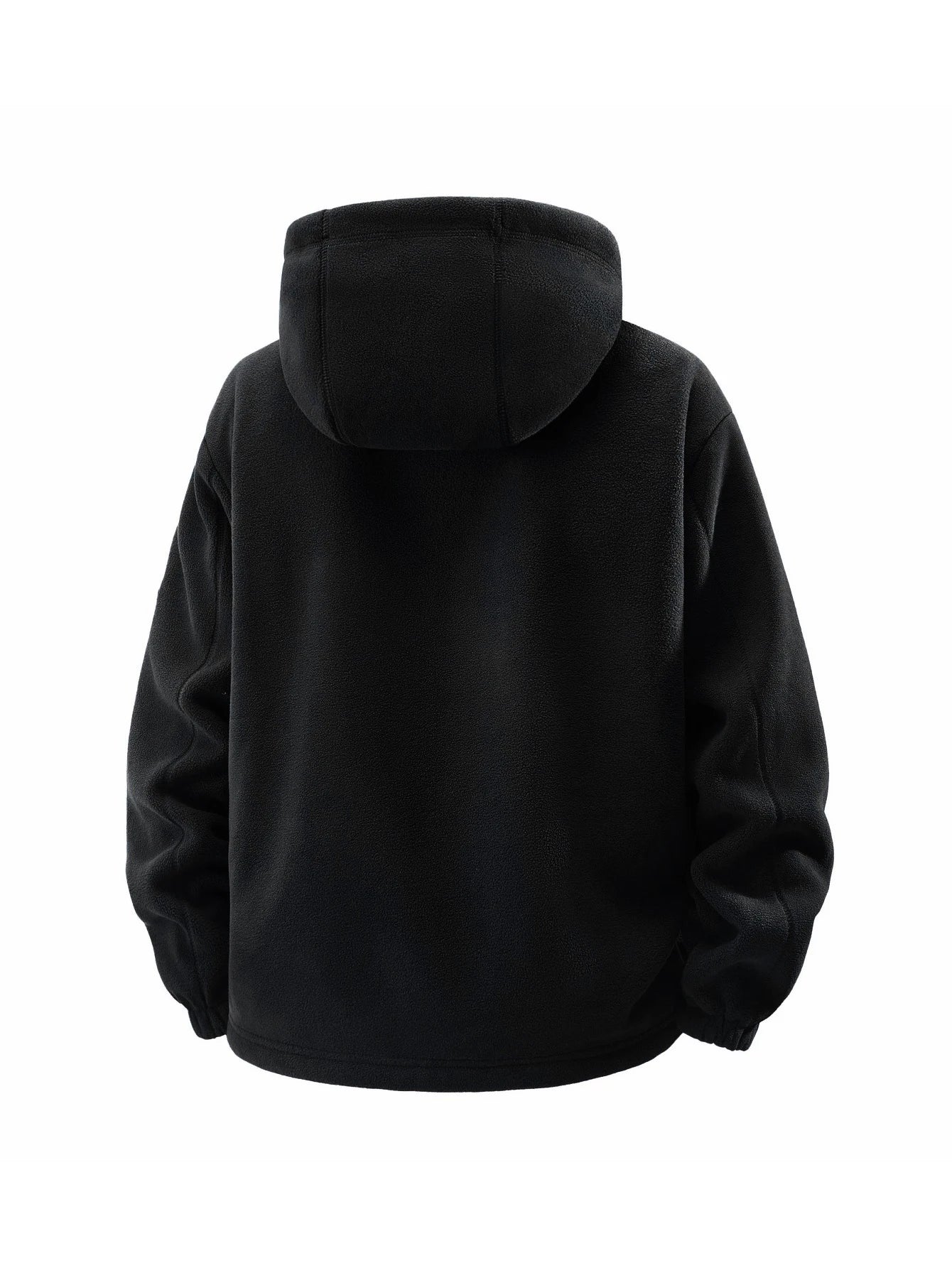 Black hoodie on a white background