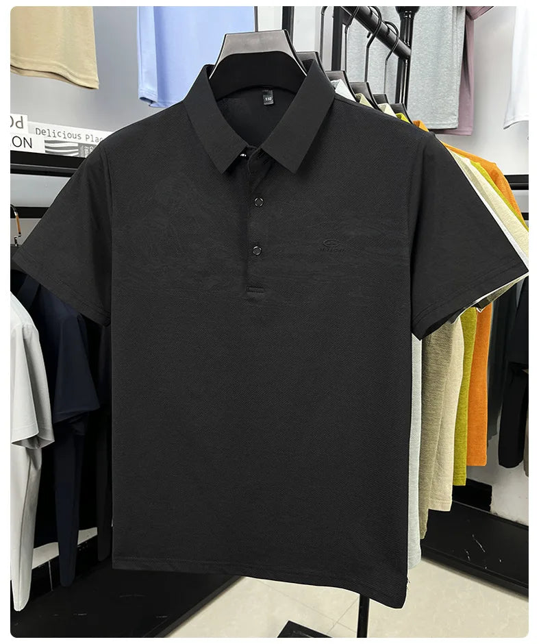 Summer New Print Comfortable Short Sleeve POLO Shirt Collar Fashion Casual T-shirt Cross-border Versatile Top