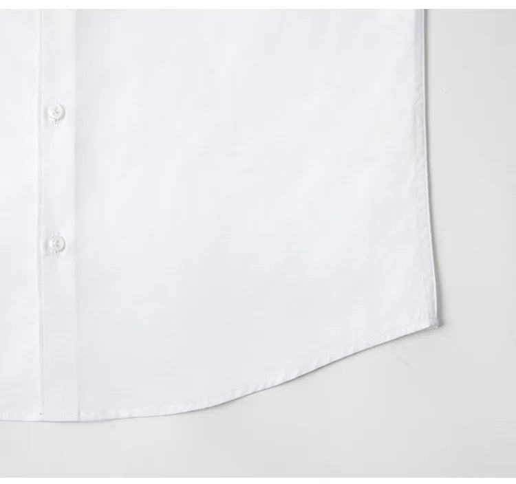 Non-ironing High-end Long-sleeved White Shirt Business Anti-wrinkle Dress Shirt Excellent High-quality Work Business Clothes
