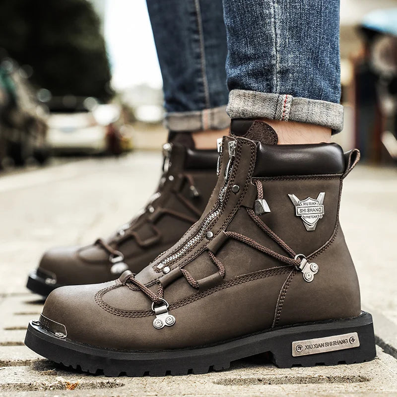 Men boots New Winter Slippers Warm Men Shoes Waterproof Non-Slip Plush Sneakers Male tenis shoes Boots Men Sneakers Winter