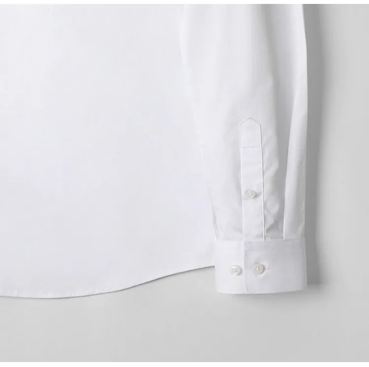 Non-ironing High-end Long-sleeved White Shirt Business Anti-wrinkle Dress Shirt Excellent High-quality Work Business Clothes
