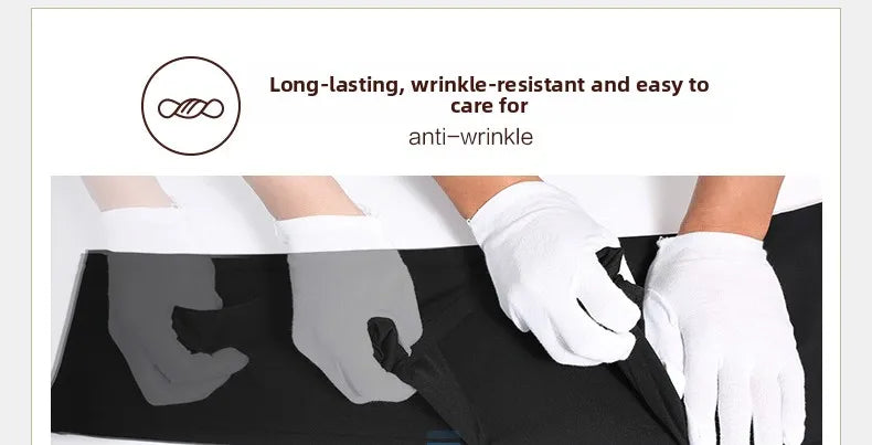 Premium Anti-wrinkle Non-ironing New Brand Casual Fashion Stretch Men Dress Pants Comfortable Business Office Long Suit Trousers
