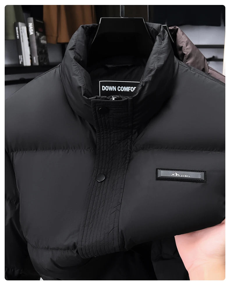 High End Winter New Brand Casual Fashion Warm 85% Duck Down Filled Mens Jacket Designer Feather Windbreaker Puffer Coats