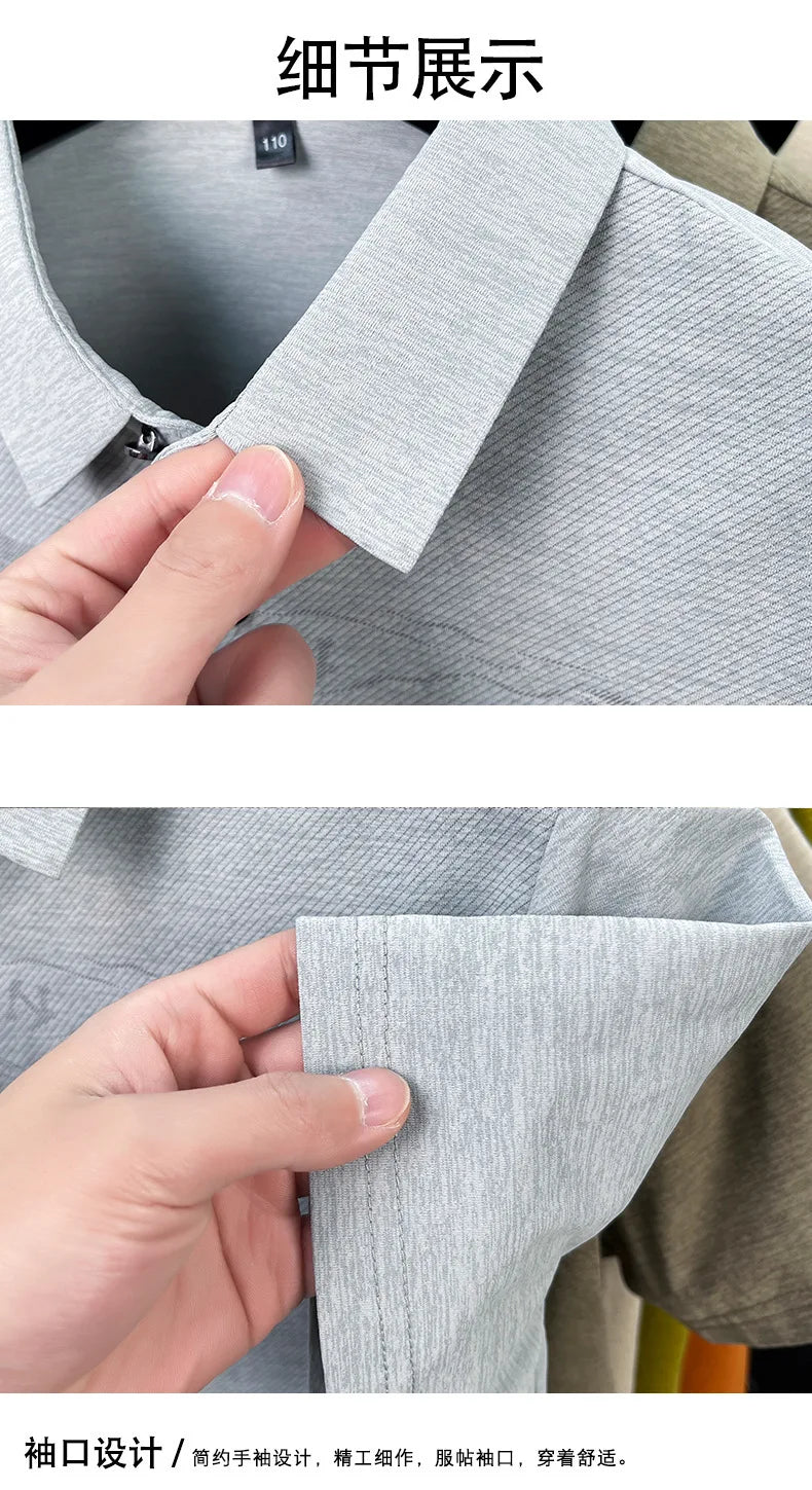 Summer New Print Comfortable Short Sleeve POLO Shirt Collar Fashion Casual T-shirt Cross-border Versatile Top