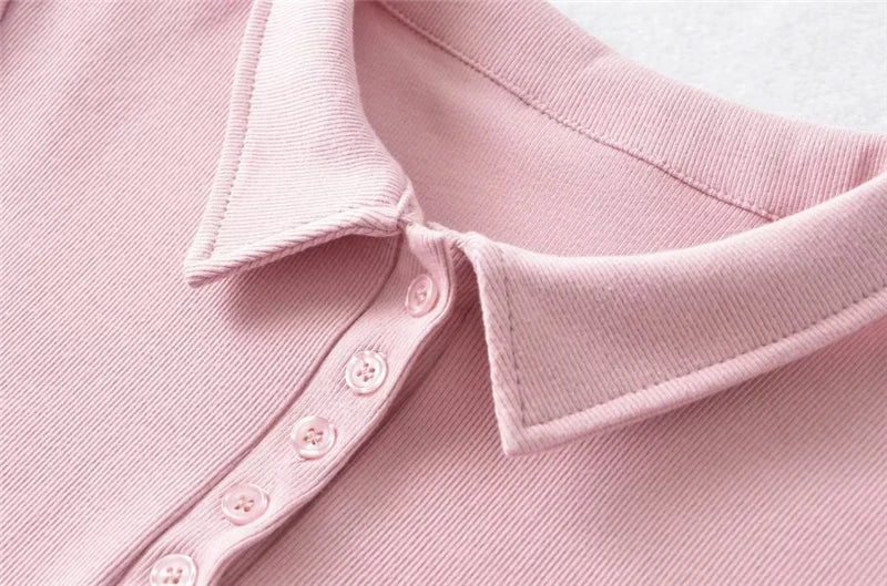 LUNDUNSHIJIA High Quality Plain Short T Shirt Women Cotton Elastic Basic Female T-shirt Slim POLO T-shirts For Women