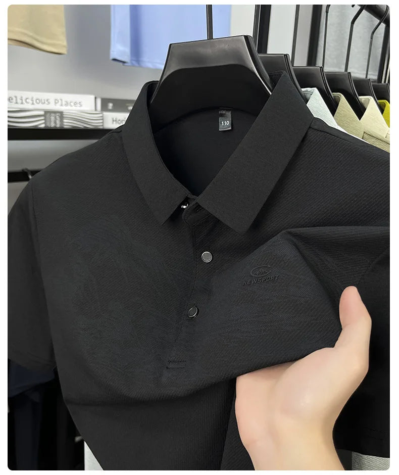 Summer New Print Comfortable Short Sleeve POLO Shirt Collar Fashion Casual T-shirt Cross-border Versatile Top