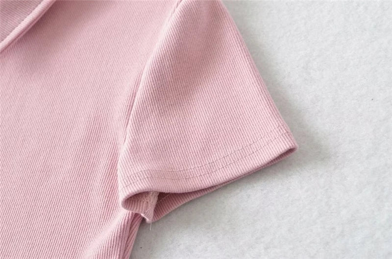 LUNDUNSHIJIA High Quality Plain Short T Shirt Women Cotton Elastic Basic Female T-shirt Slim POLO T-shirts For Women