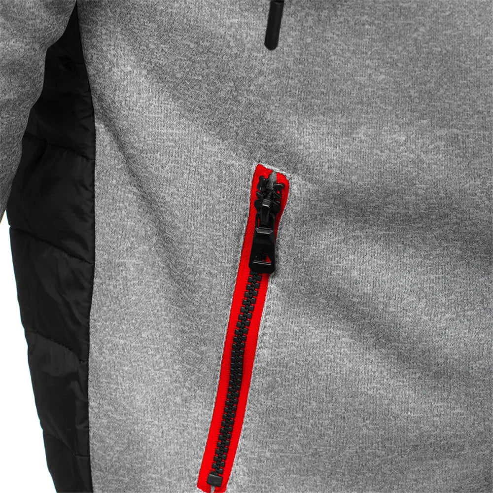 Jeet Kune Do Martial Artist Wing Chun Men's stand up collar cotton coat solid color street casual zipper jacket hoodies jacket
