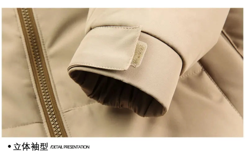 High End White Duck Down Casual Fashion Men Down Jacket Hooded Outerwear Winter Warm Designer Parkas Puffer Feather Coats