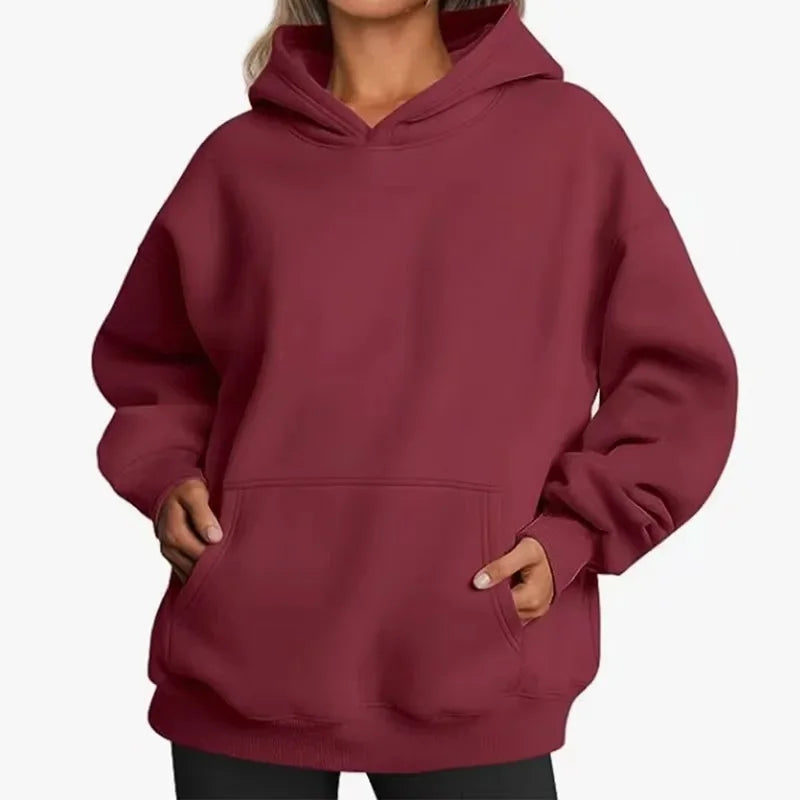 New Women Casual Hoodies Men and Women Fleece Warm Hoodies Spring Autumn Pullovers Fashion Multiple Colour Oversized Sweatshirts