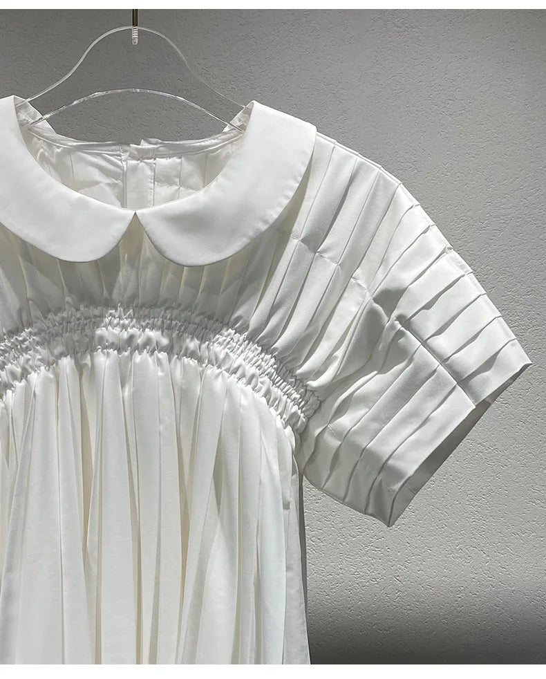 2025 Summer Doll Collar Sweet Girl Shirt Loose Short-Sleeved Top for Women polo shirt women