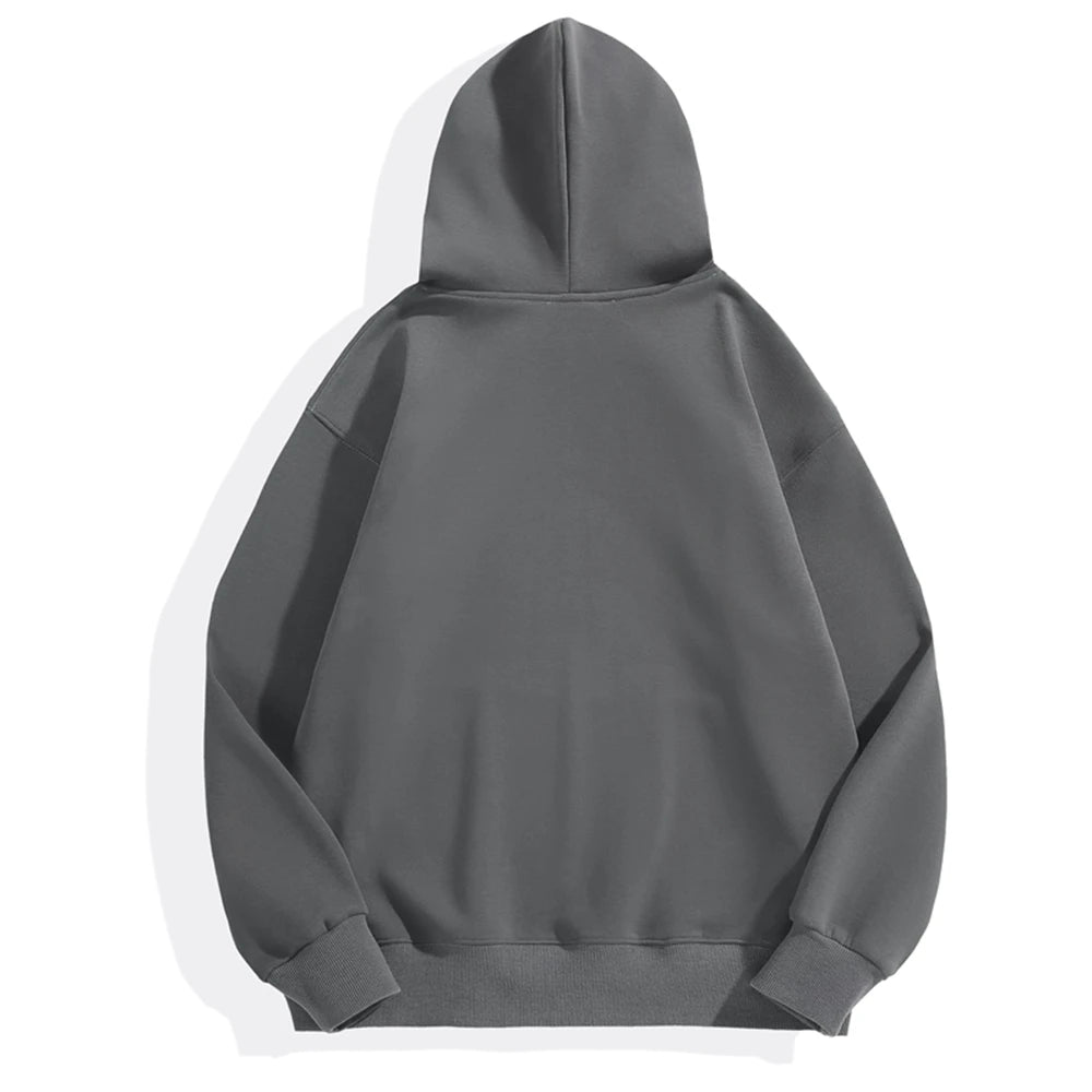 Brown hoodie with a visible brand logo on a white background