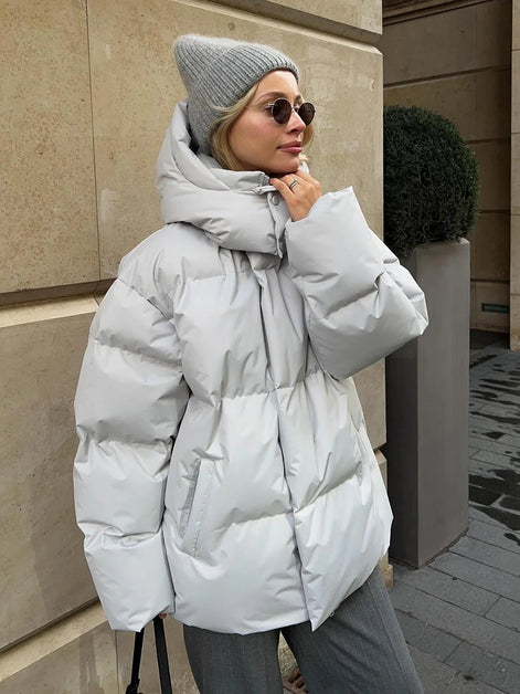 Shop & Buy Women’s Puffer Jacket | Oversized Casual Winter Coat