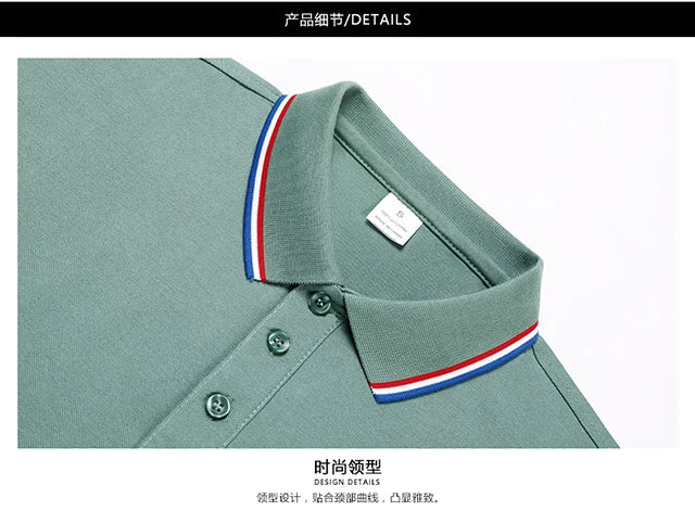 Embroidered LONSDALE New Summer Polo Shirt Men High Quality Men Short Sleeve Top Business Casual Hot Selling Polo-shirt for Men