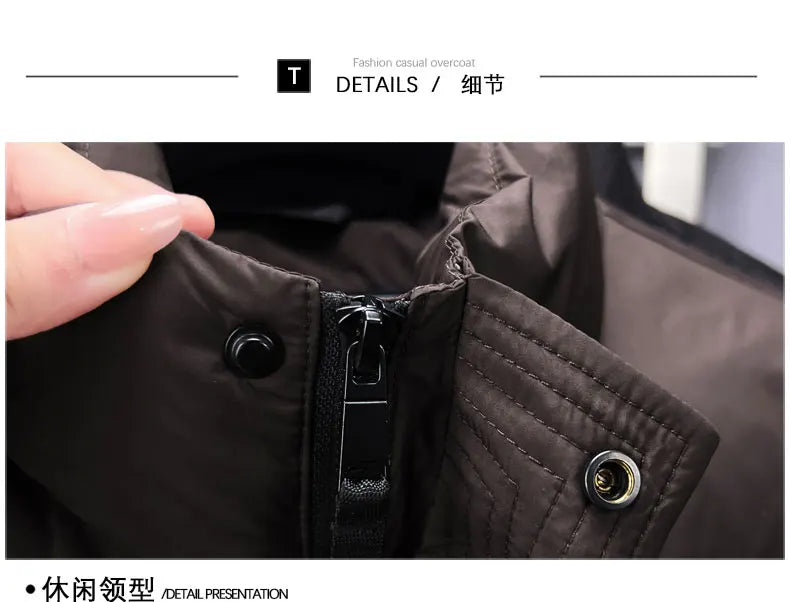 High End Winter New Brand Fashion Warm 85% Duck Down Filled Mens Jacket Casual Designer Feather Windbreaker Puffer Coats