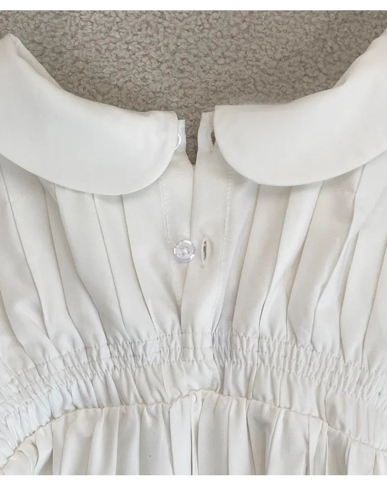 2025 Summer Doll Collar Sweet Girl Shirt Loose Short-Sleeved Top for Women polo shirt women