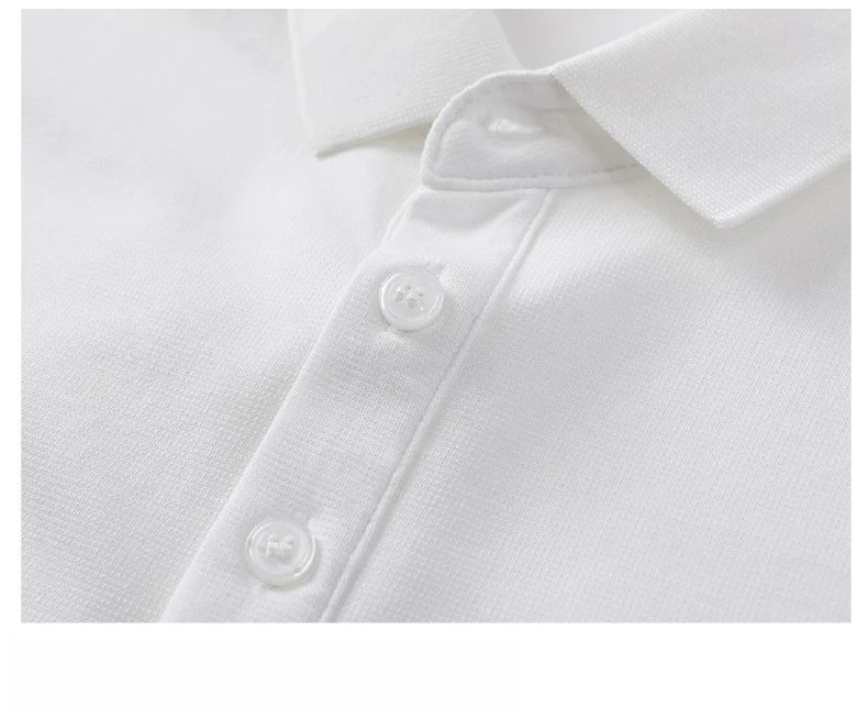 TFETTERS Brand Summer Fashion New Polo Shirt Men 2026 Short Sleeve Turn Down Collar Sport Male TShirt Comfortable Breathable