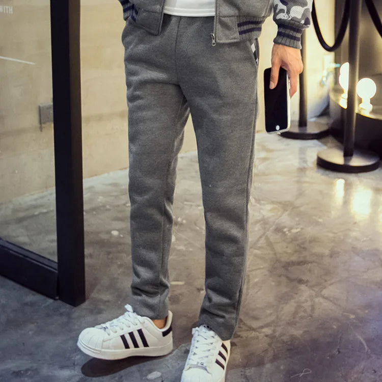 Men's Winter Jackets Thick Warm Jacket Brand Sportswear Coat Pants