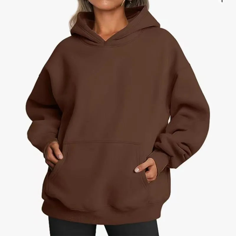 New Women Casual Hoodies Men and Women Fleece Warm Hoodies Spring Autumn Pullovers Fashion Multiple Colour Oversized Sweatshirts