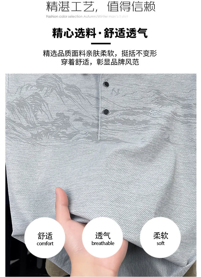 Summer New Print Comfortable Short Sleeve POLO Shirt Collar Fashion Casual T-shirt Cross-border Versatile Top